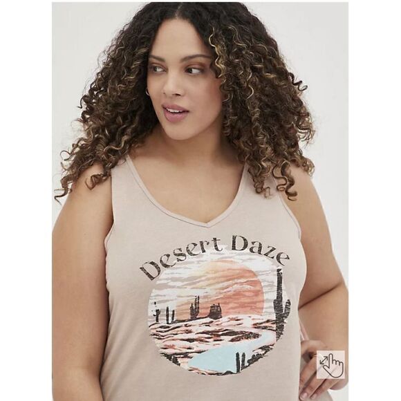 Torrid Desert Girlfriend Tank (Sz 4) - Picture 4 of 5